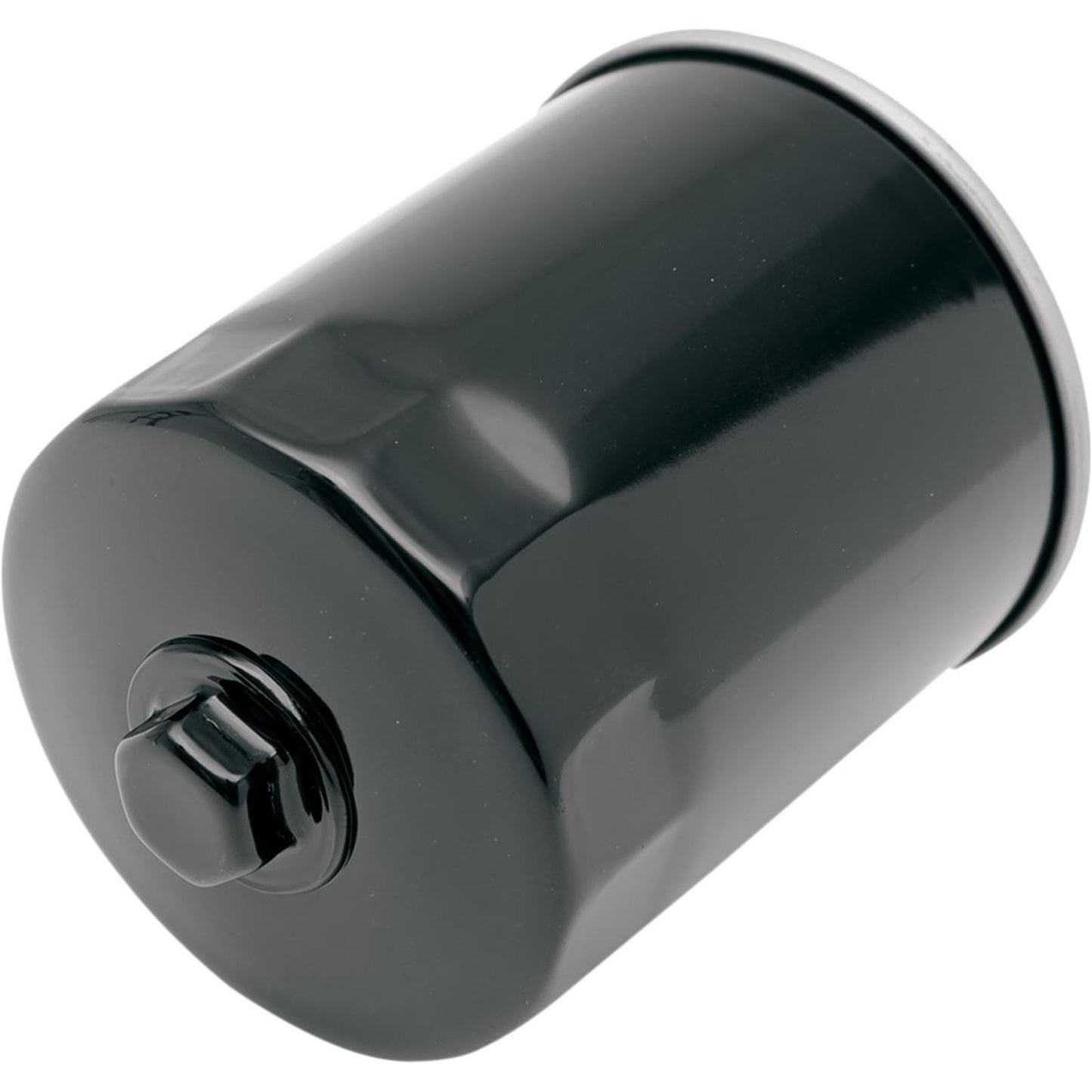 Drag Specialties Oil Filter - Spin-On - Black - with Nut 0712-0019_257878