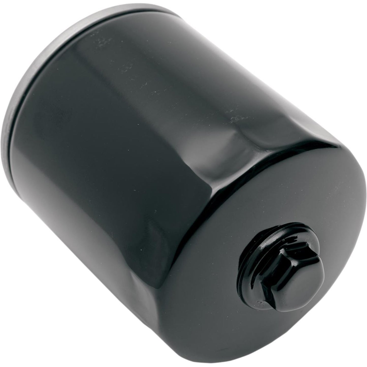 Drag Specialties Oil Filter - Spin-On - Black - with Nut 0712-0021_257879