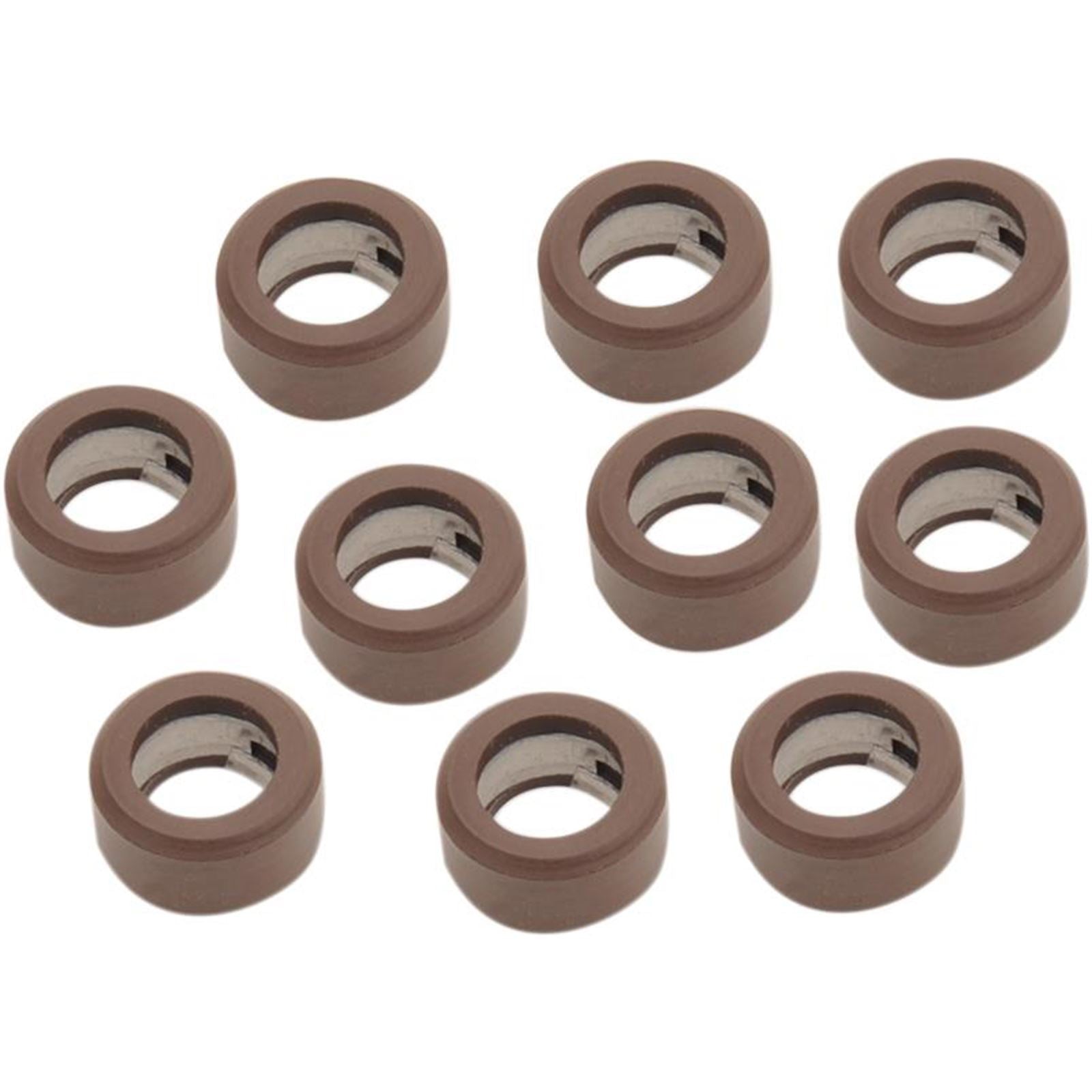 Drag Specialties Fitting Seals - Oil Feed/Return Line - with Ferrules - 10/Pack 0711-0227_257881