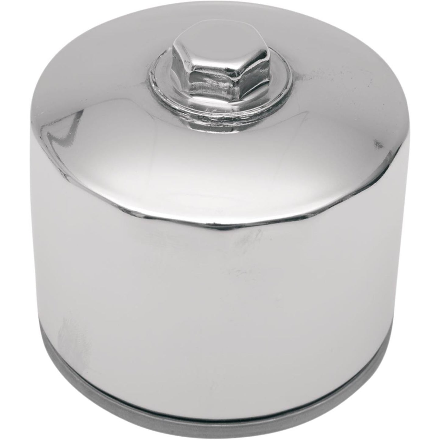 Drag Specialties Magnetic Ring Oil Filter - Chrome - with Nut 2 1/4" 0712-0006_257883