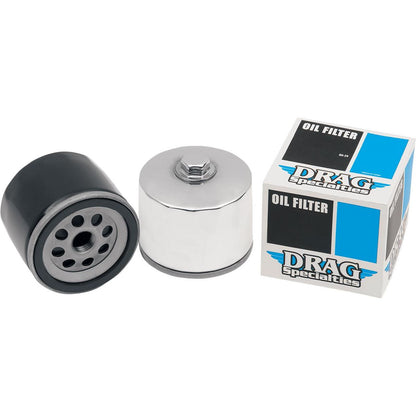Drag Specialties Magnetic Ring Oil Filter - Chrome - with Nut 2 1/4" 0712-0006_257884