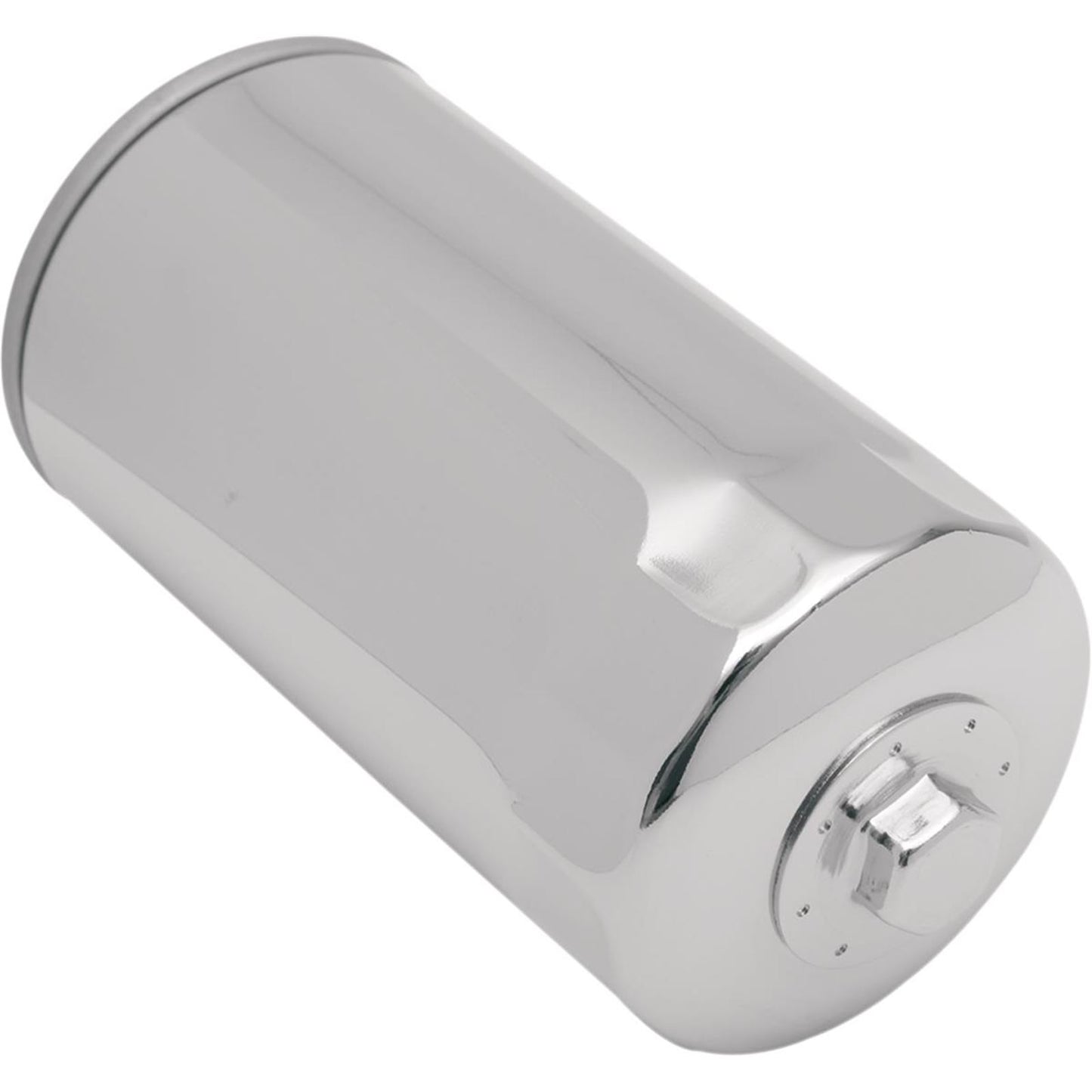 Drag Specialties Magnetic Ring Oil Filter - Chrome - with Nut - 5 1/2" 0712-0007_257885