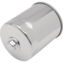 Drag Specialties Oil Filter - Spin-On - Chrome - with Nut 0712-0009_257888