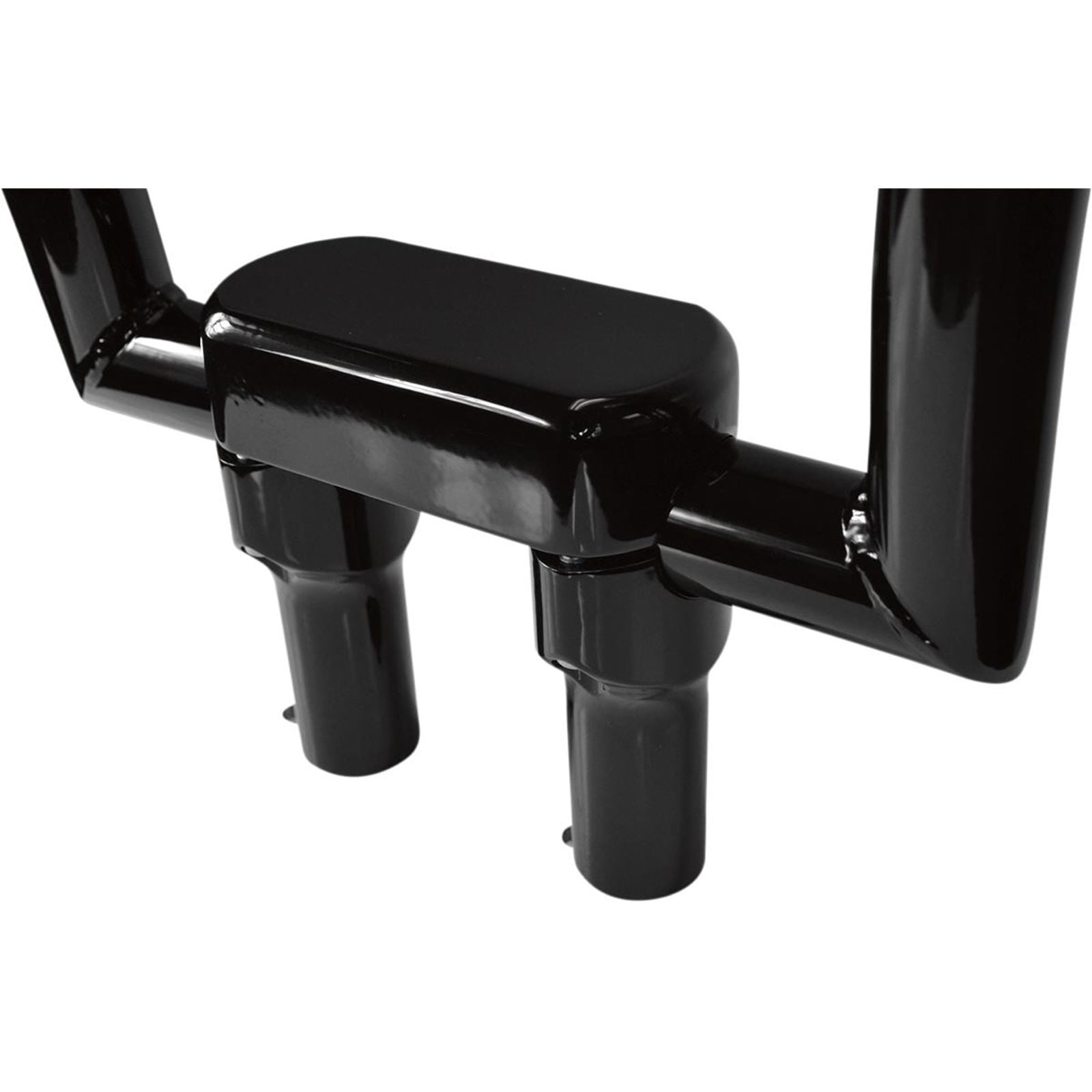 Drag Specialties 4" Black Big Buffalo Risers with  Top 0602-0605_257899