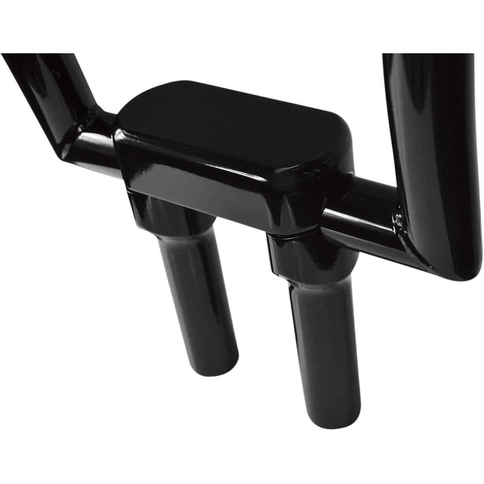 Drag Specialties 6" Black Big Buffalo Risers with  Top 0602-0609_257905