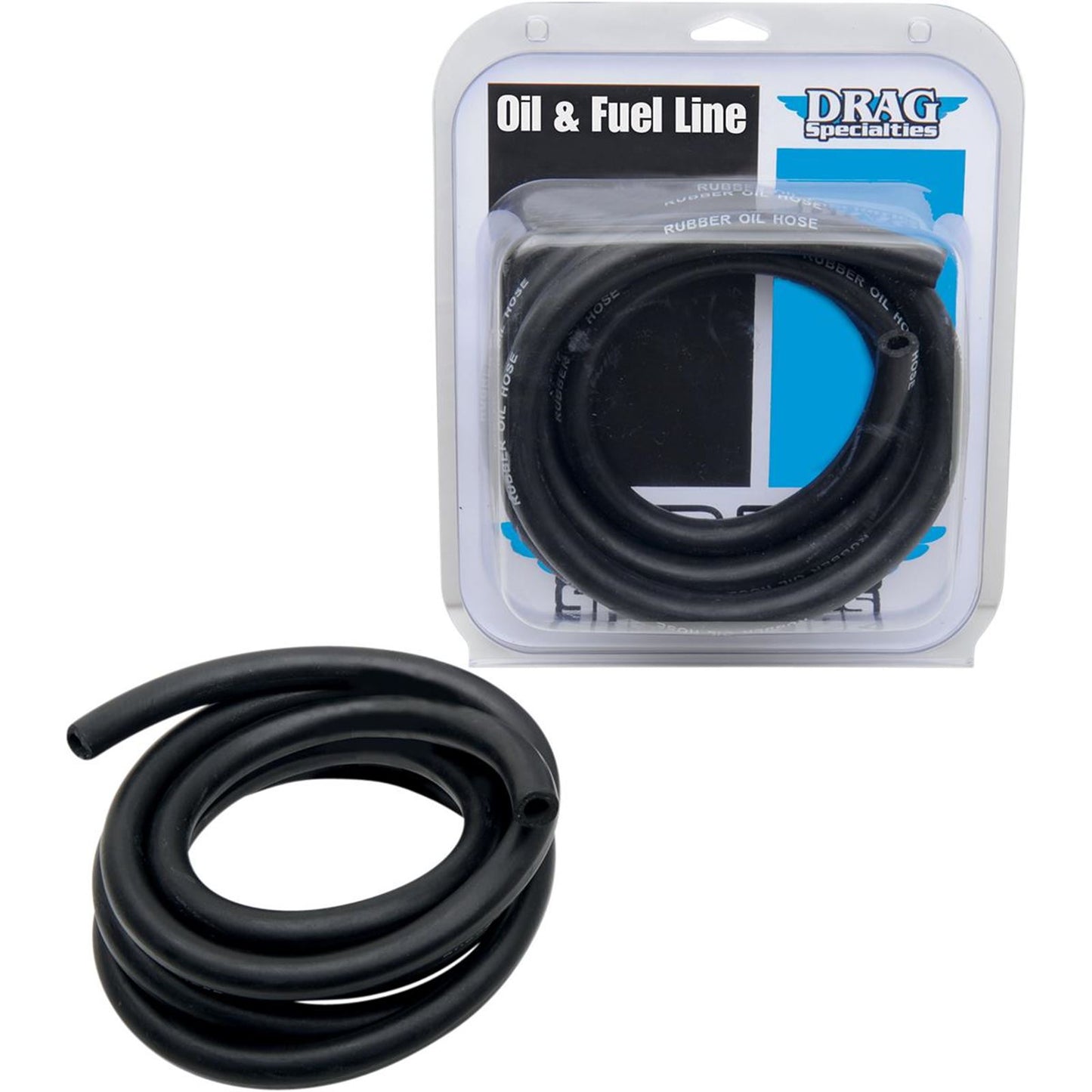 Drag Specialties Oil/Fuel Line - 3/8" - 8' 0711-0195_257906