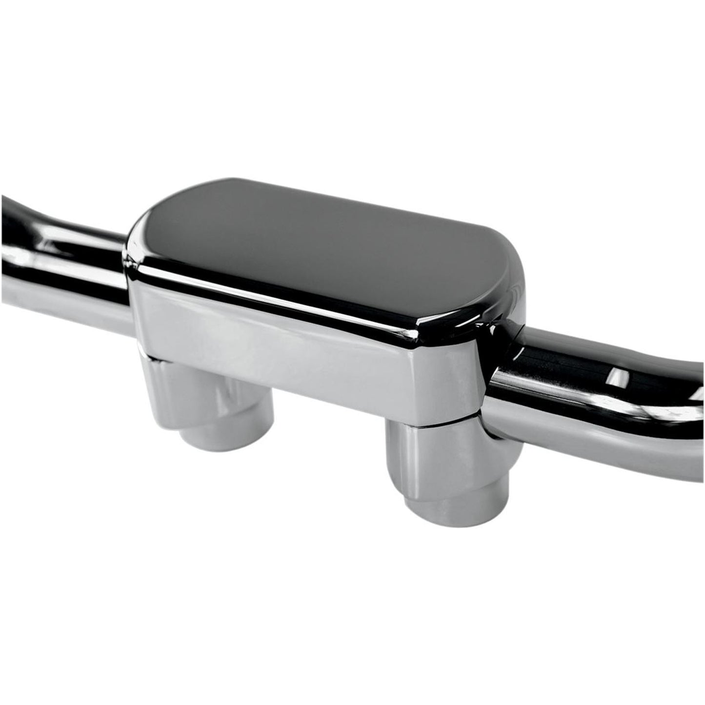 Drag Specialties 1-1/2" Chrome Big Buffalo Risers with  Top 0602-0600_257908