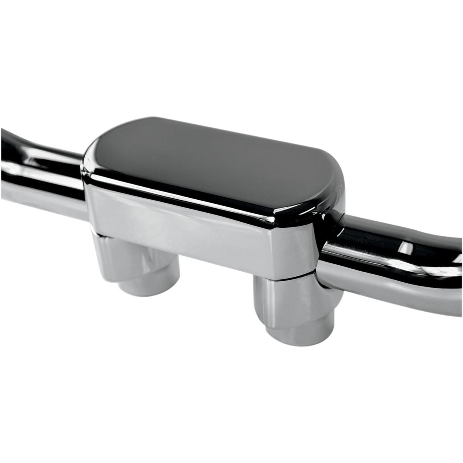 Drag Specialties 1-1/2" Chrome Big Buffalo Risers with  Top 0602-0600_257908