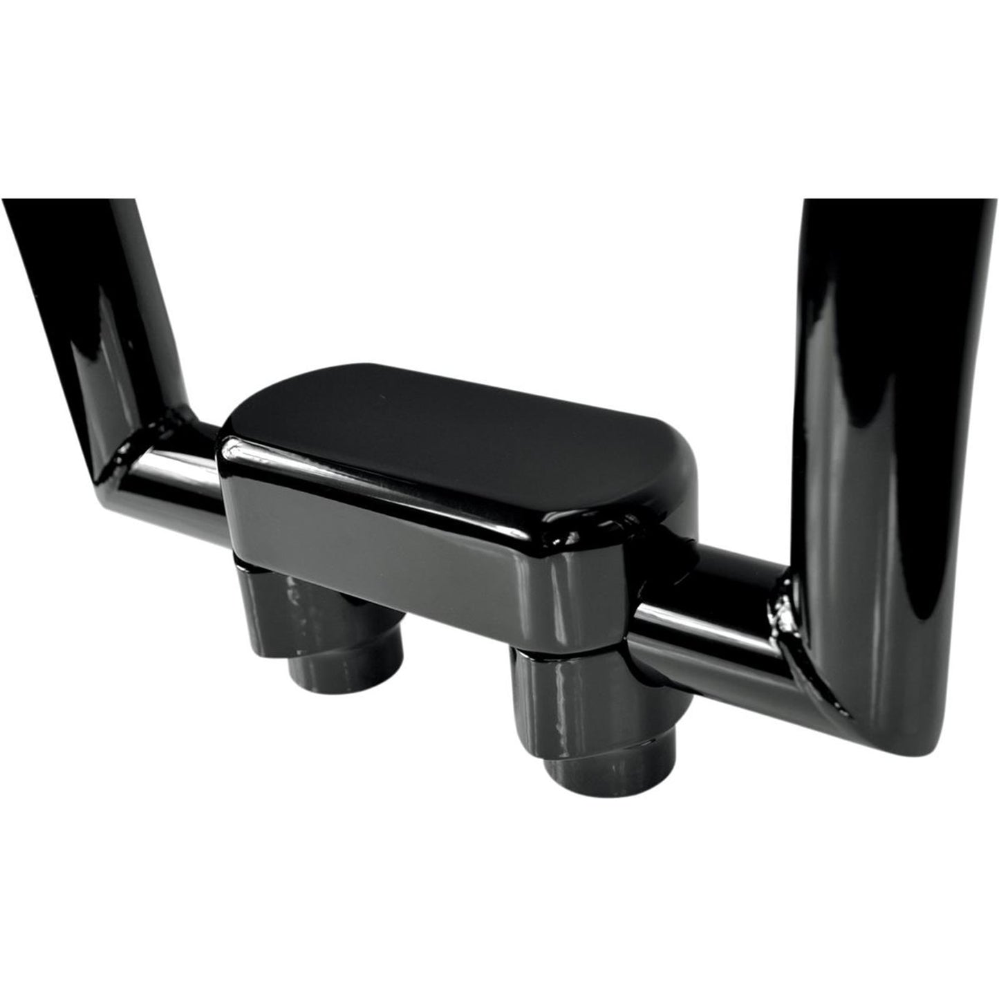 Drag Specialties 1-1/2" Black Big Buffalo Risers with  Top 0602-0601_257909