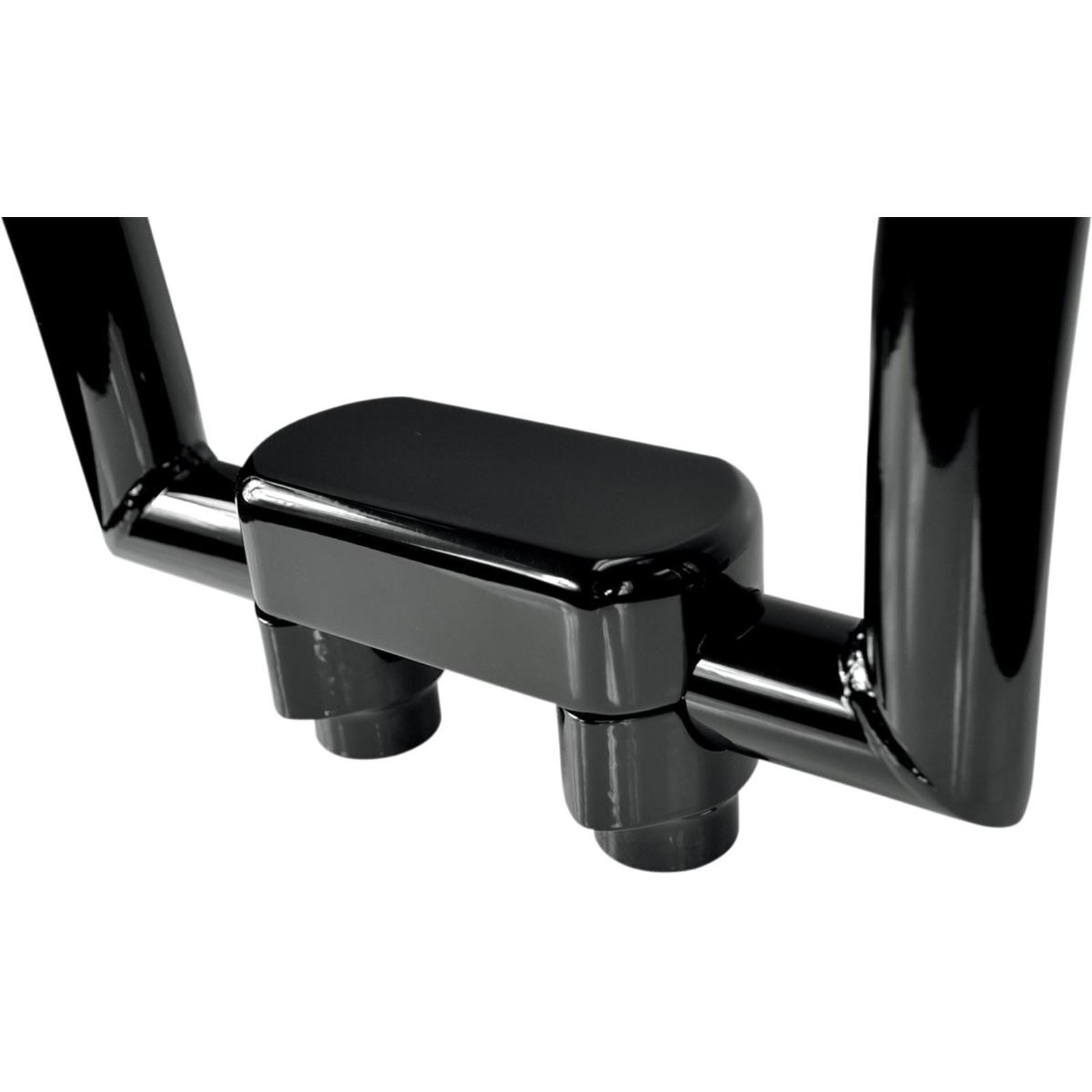 Drag Specialties 1-1/2" Black Big Buffalo Risers with  Top 0602-0601_257909