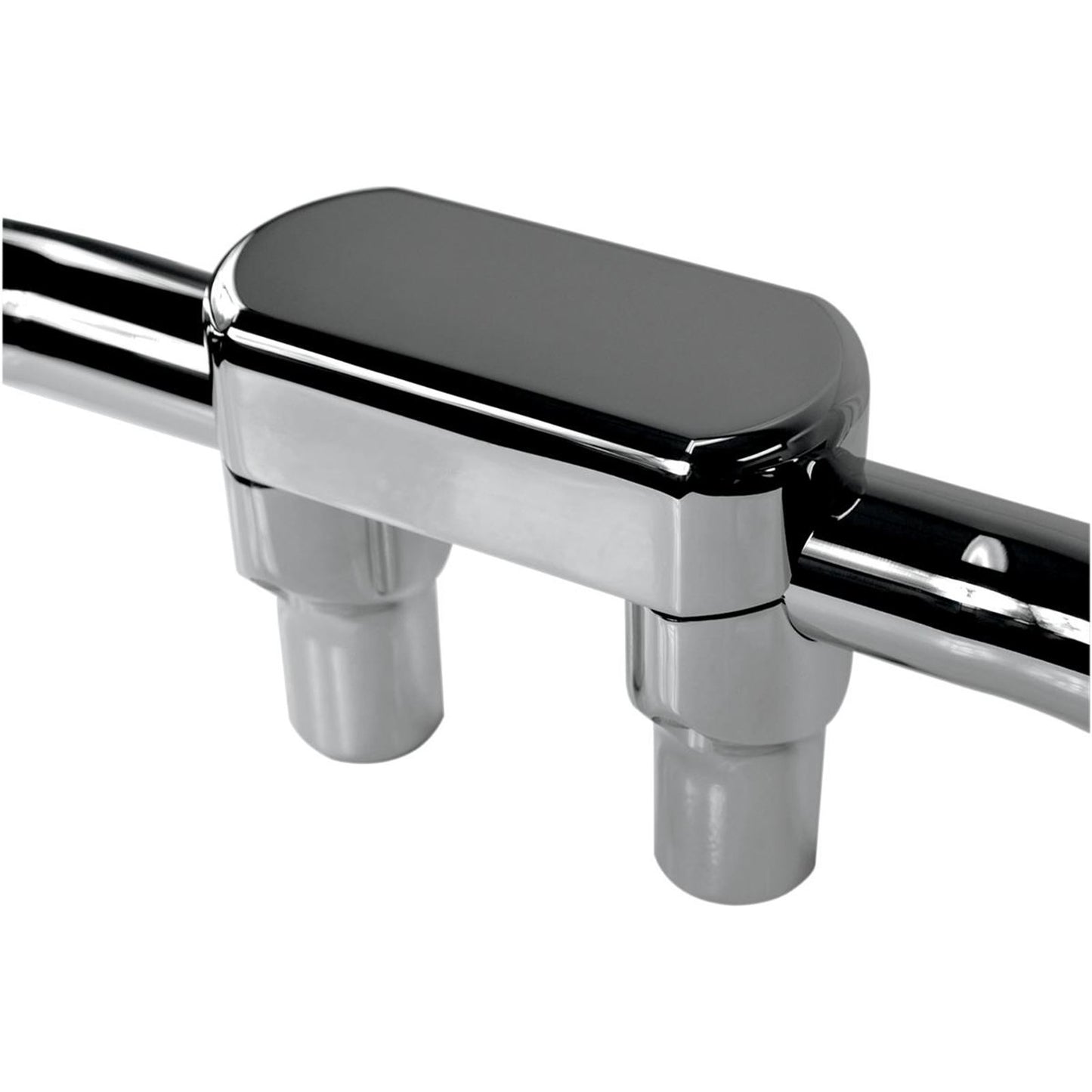 Drag Specialties 3" Chrome Big Buffalo Risers with  Top 0602-0602_257910