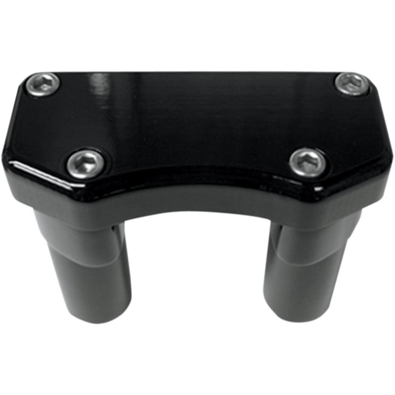 Drag Specialties 3" Black Buffalo Risers with  Top 0602-0587_257921