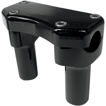 Drag Specialties 3" Black Buffalo Risers with  Top 0602-0587_257922