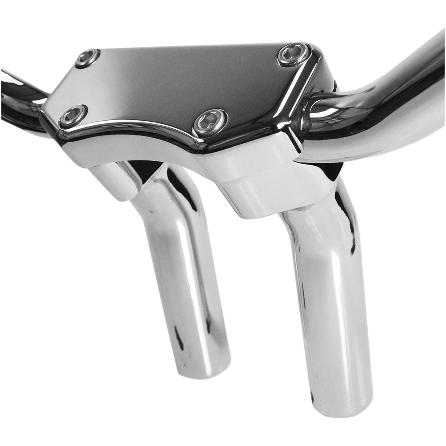 Drag Specialties 5-1/2" Chrome Buffalo Risers with  Top 0602-0590_257925