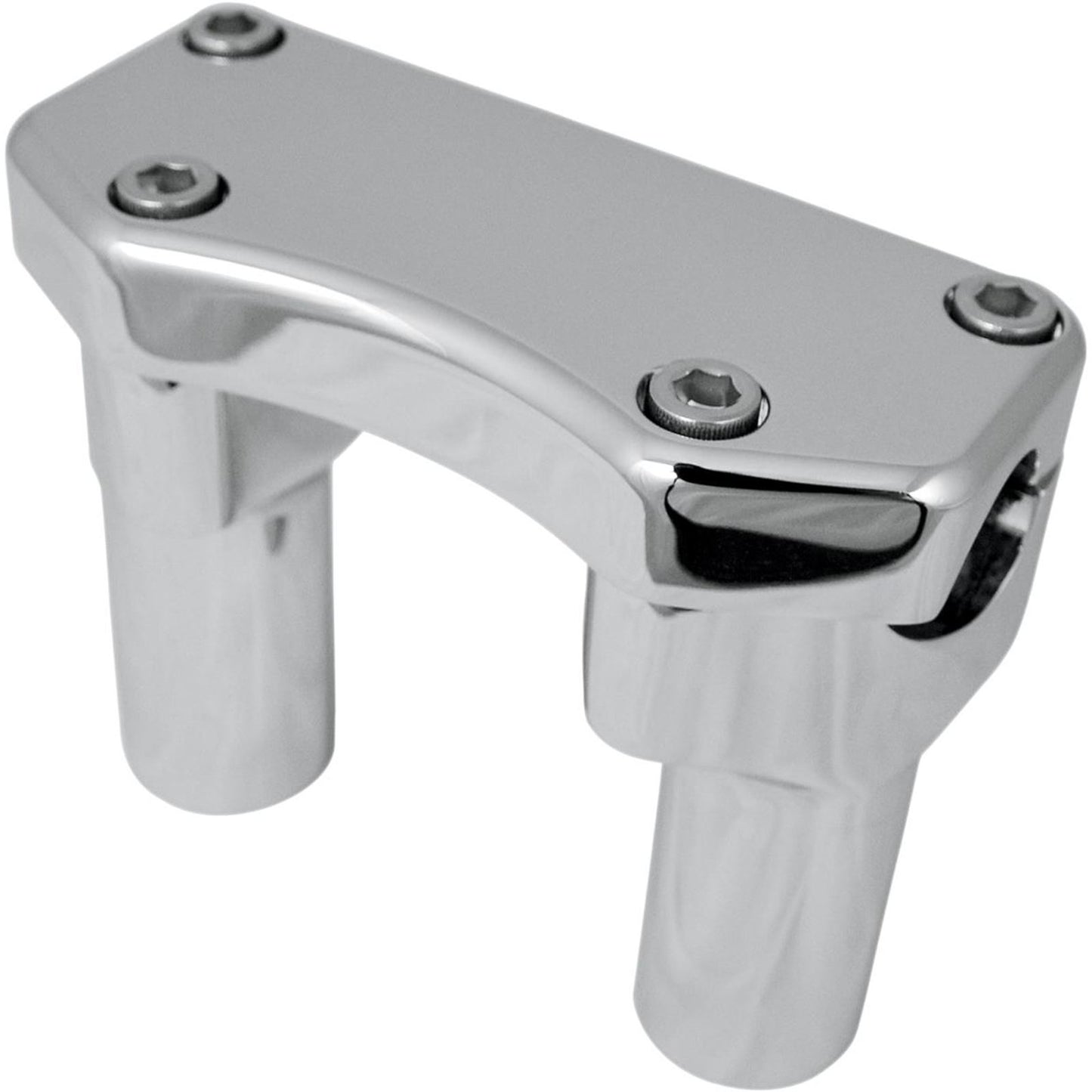 Drag Specialties 3" Chrome Buffalo Risers with  Top 0602-0586_257935