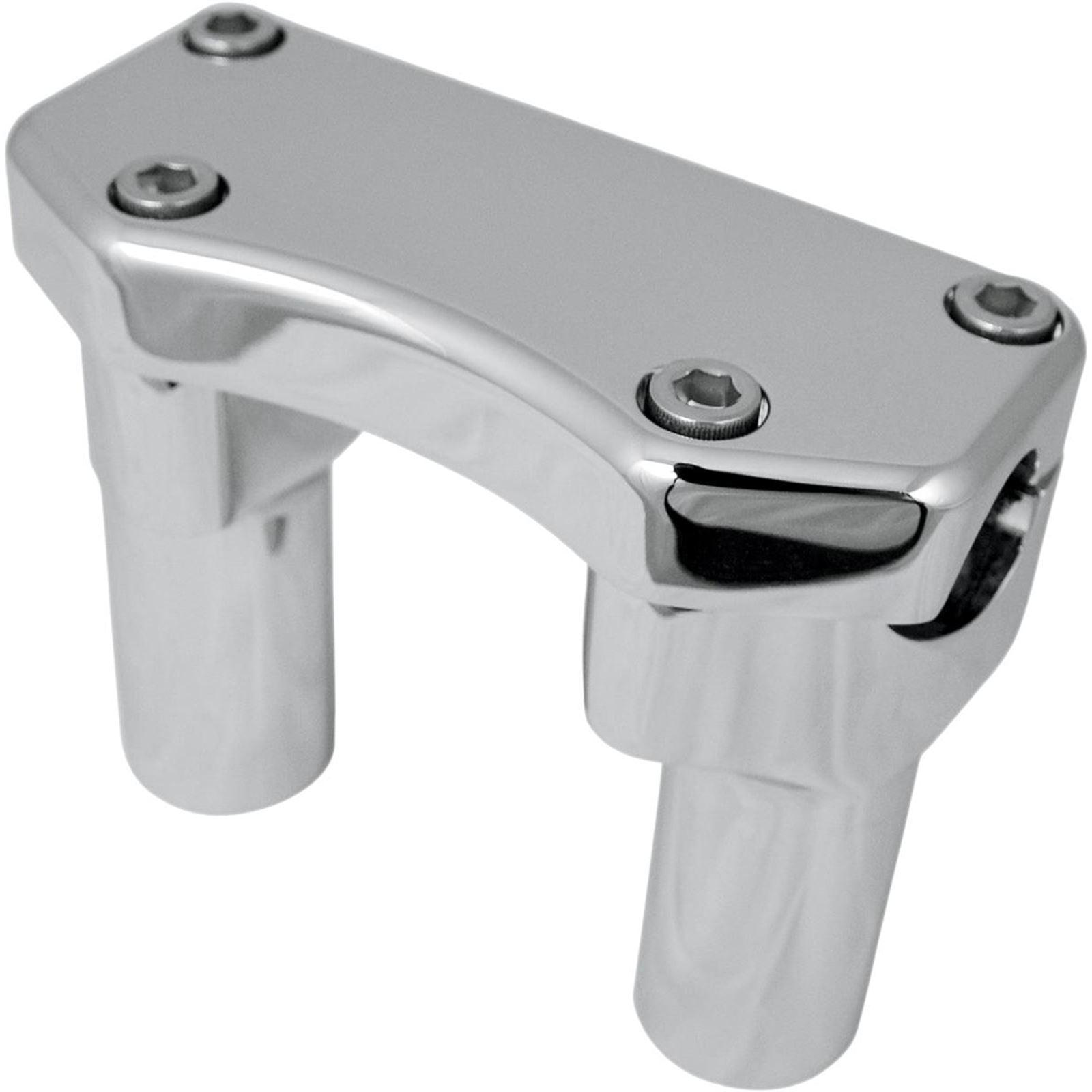 Drag Specialties 3" Chrome Buffalo Risers with  Top 0602-0586_257935