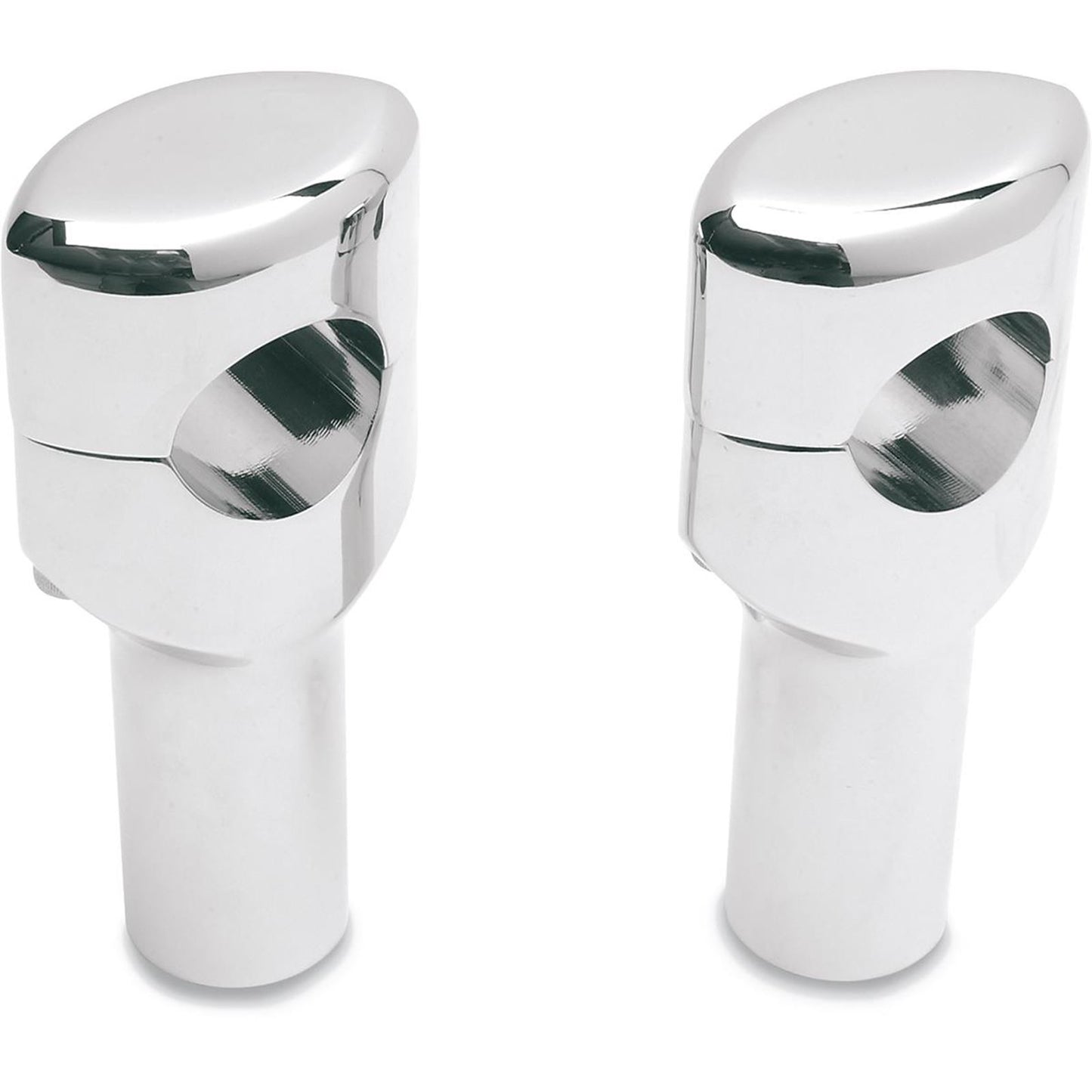 Drag Specialties Chrome 4" Big Buffalo Risers 0602-0468_257936