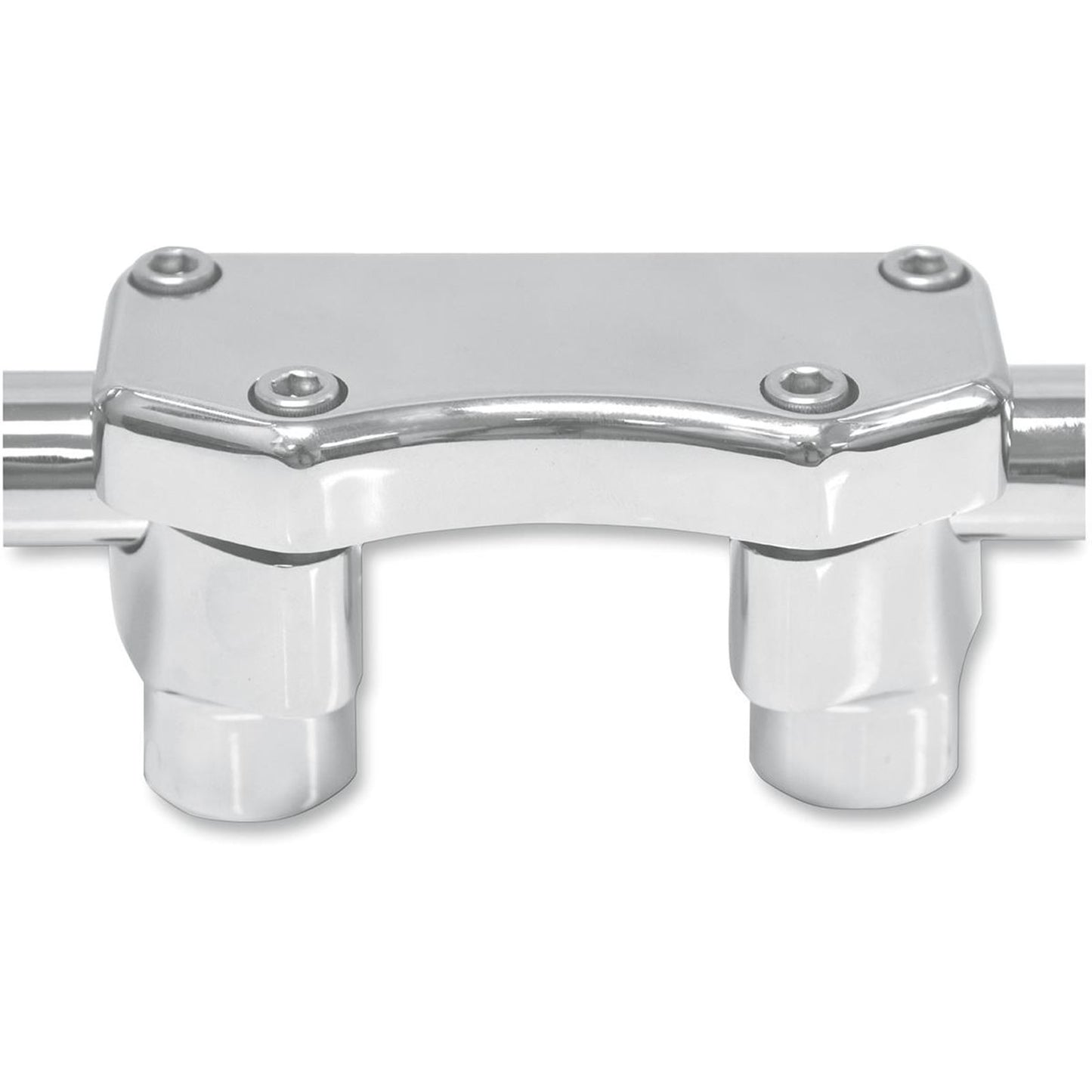 Drag Specialties 1-1/2" Chrome Buffalo Risers with  Top 0602-0453_257946