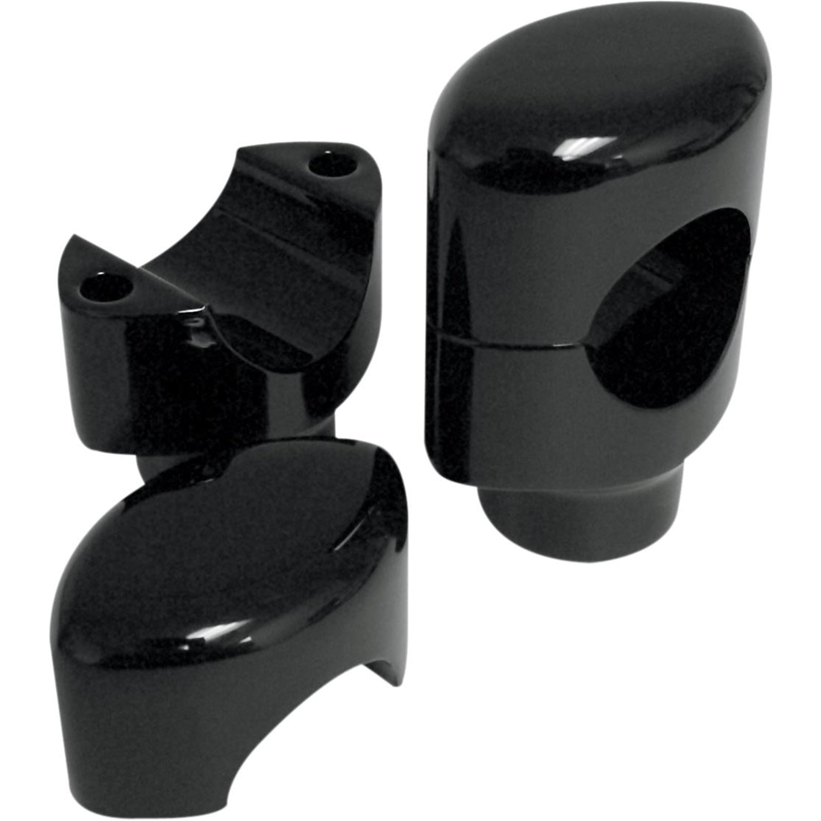 Drag Specialties Black 1-1/2" Big Buffalo Risers 0602-0466_257947