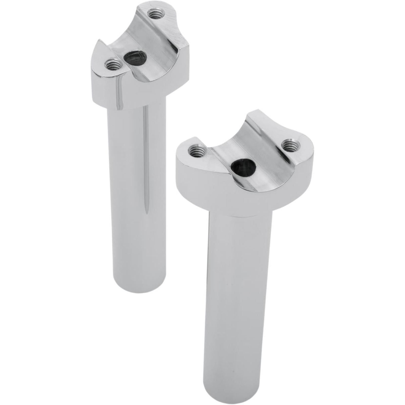 Drag Specialties Chrome 6.5" Straight Risers 0602-0401_257966