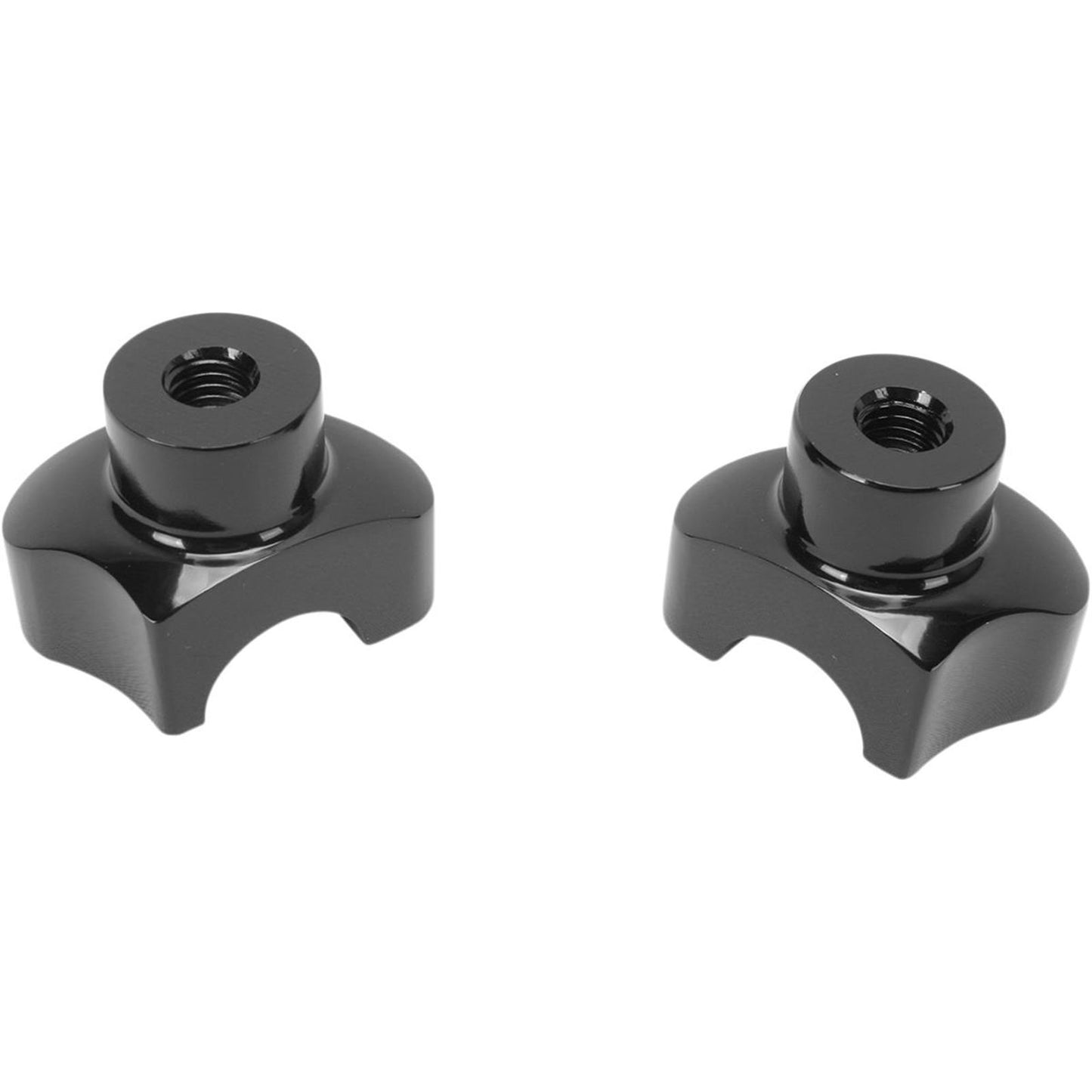 Drag Specialties Black 1.7" Straight Risers 0602-0403_257968
