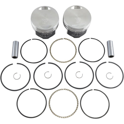 Wiseco - Powersports V-Twin Piston Kit 1340 EVO Big Twin 8.5:1 Compression K1642_497026