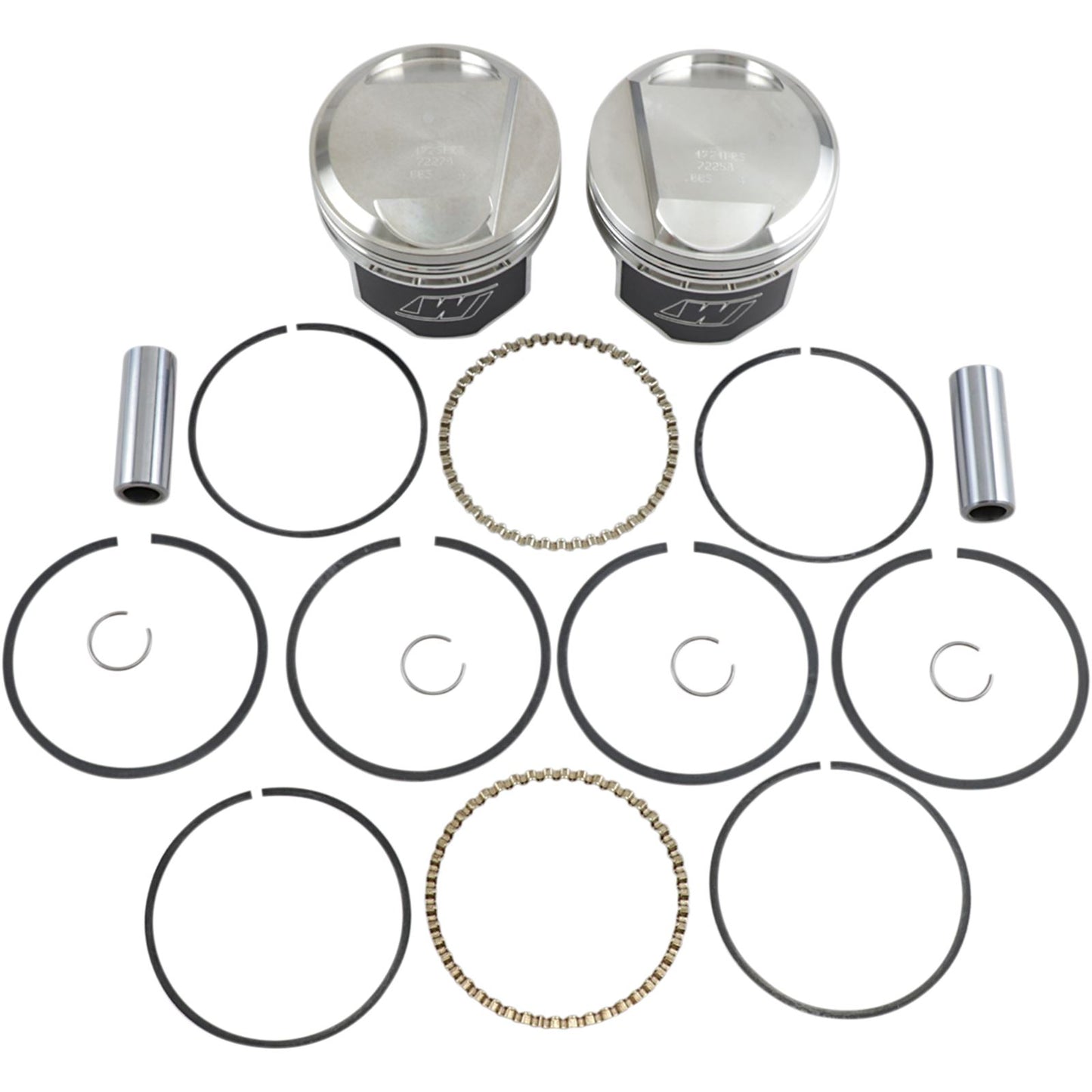 Wiseco - Powersports V-Twin Piston Kit 1340 EVO Big Twin 10:1 Compression K1665_497036