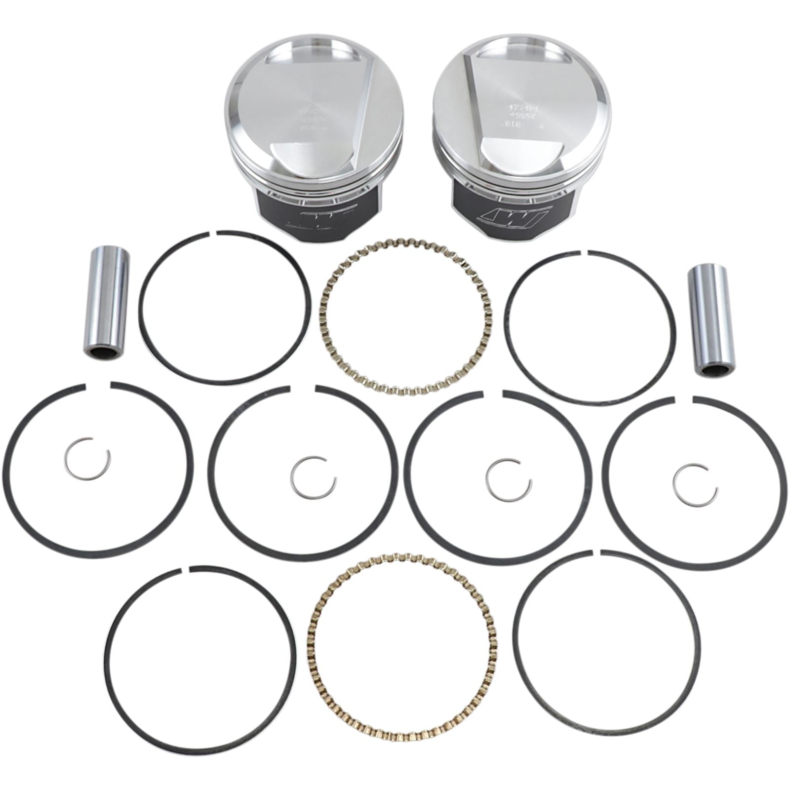 Wiseco - Powersports V-Twin Piston Kit 1340 EVO Big Twin 10:1 Compression K1666_497037