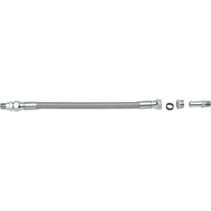 Drag Specialties Oil Line with Fittings - Stainless Steel - 11" 0711-0046_619163
