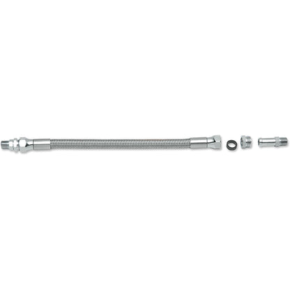Drag Specialties Oil Line with Fittings - Stainless Steel - 11" 0711-0046_373915