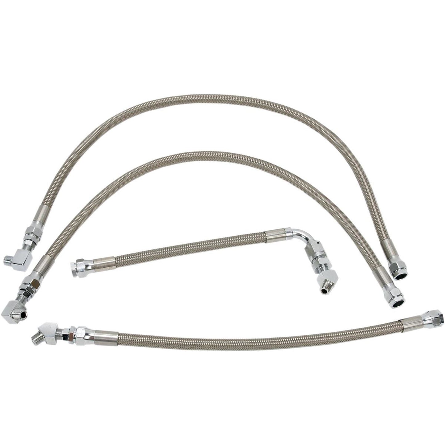 Drag Specialties Oil Line Kit - Stainless Steel - FXR 0711-0037_258366