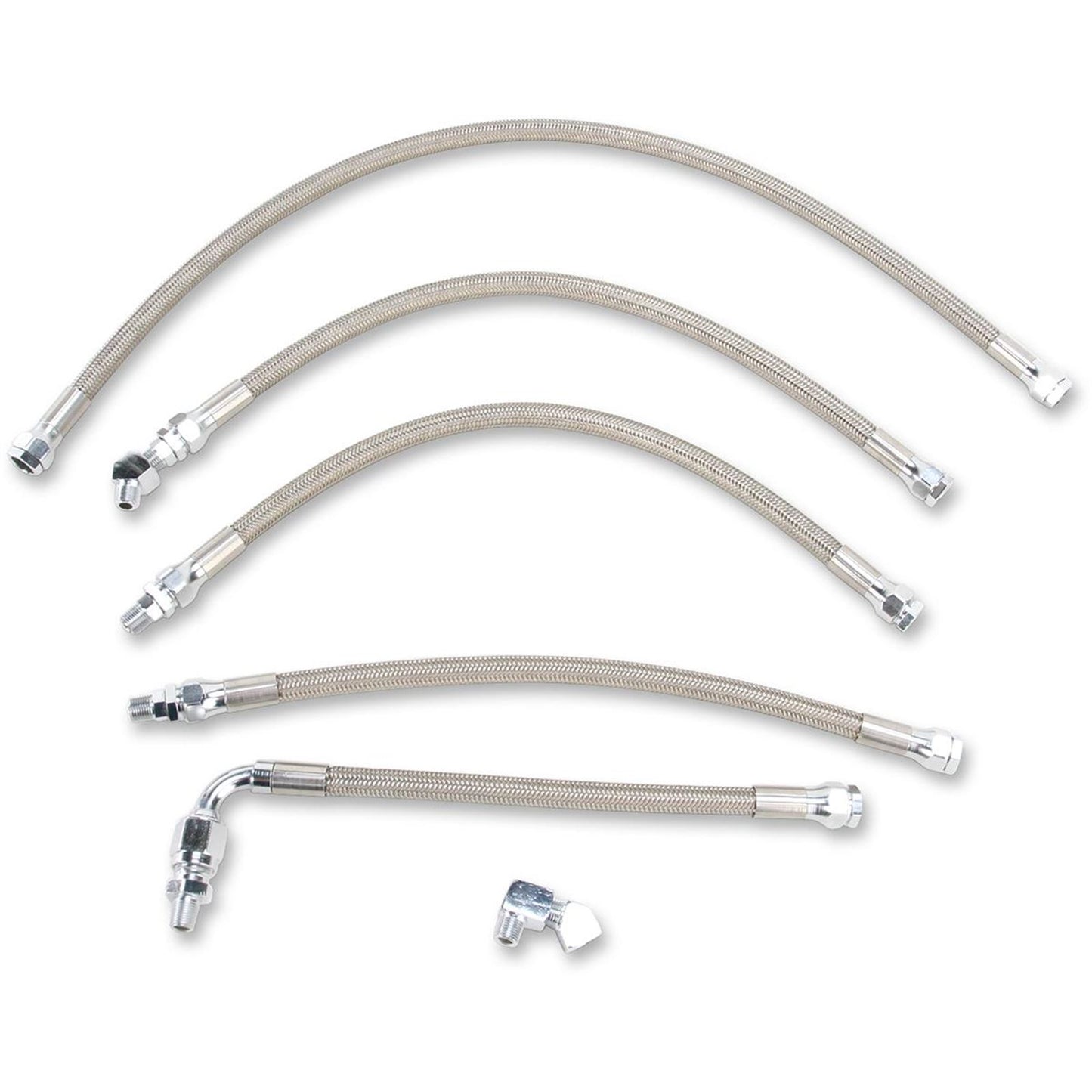 Drag Specialties Oil Line Kit - Stainless Steel - FXR 0711-0038_258367