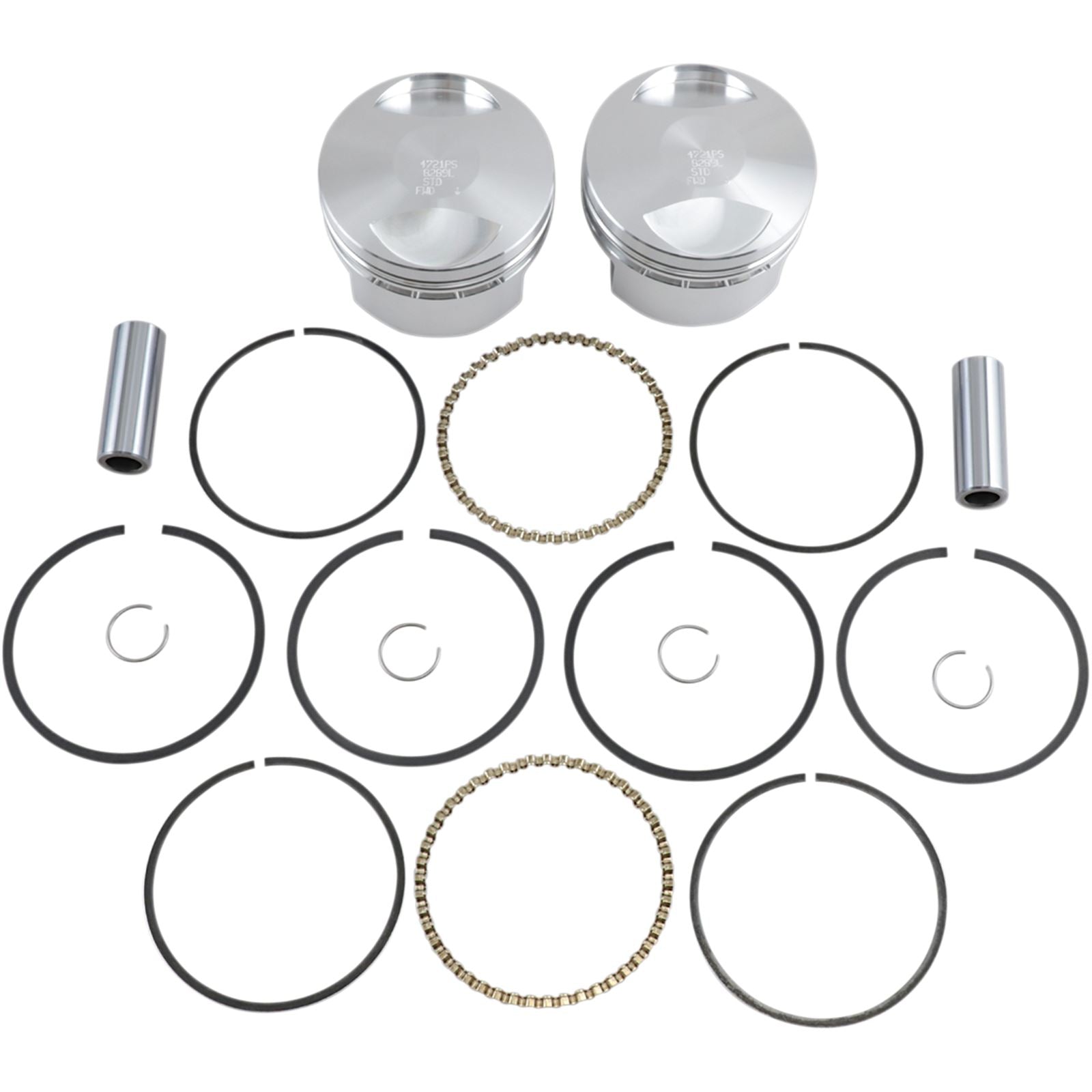 Wiseco - Powersports V-Twin Piston Kit 1200 EVO Sporster 10.5:1 Compression K1685_497044