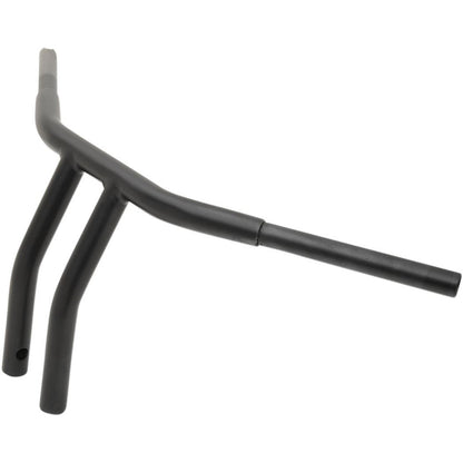 Drag Specialties Flat Black 10" Buffalo T-Bar Handlebar for Throttle-by-Wire 0601-4279_258463