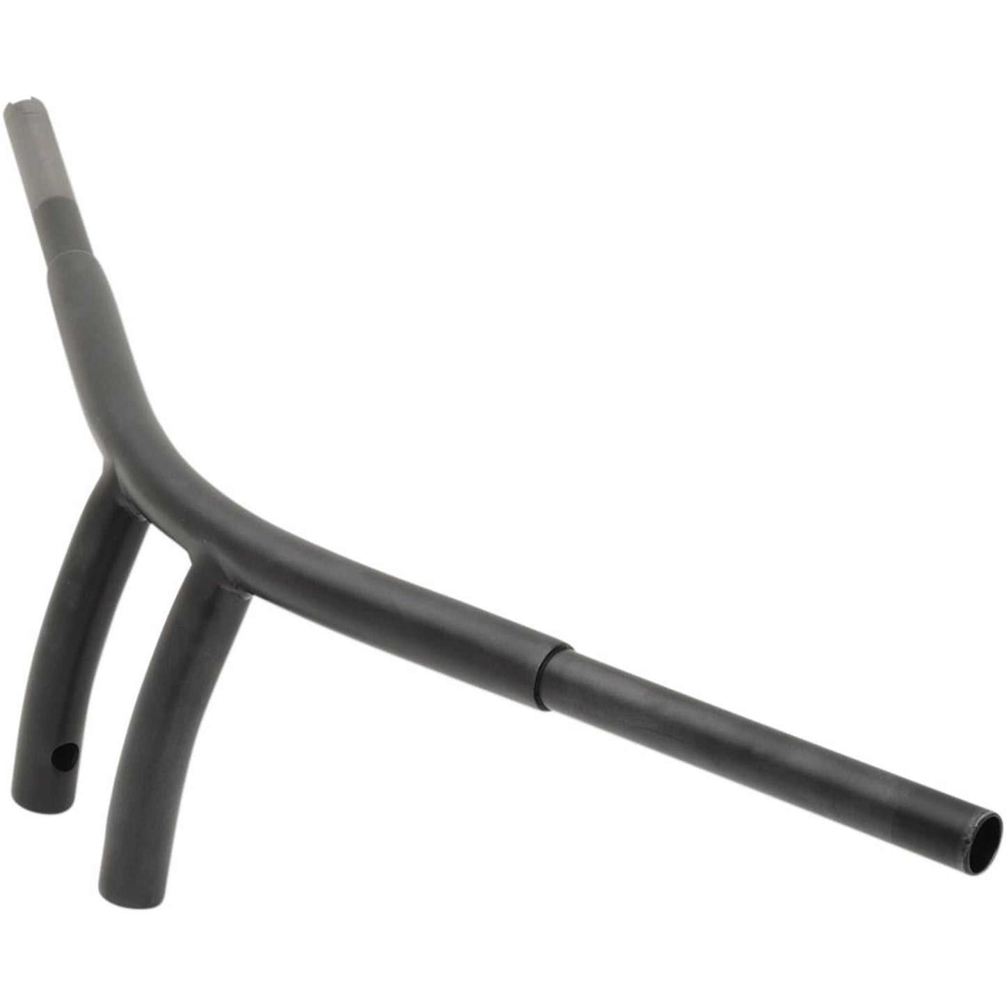 Drag Specialties Flat Black 6" Pullback Buffalo T-Bar Handlebar for Throttle-by-Wire 0601-4282_258470