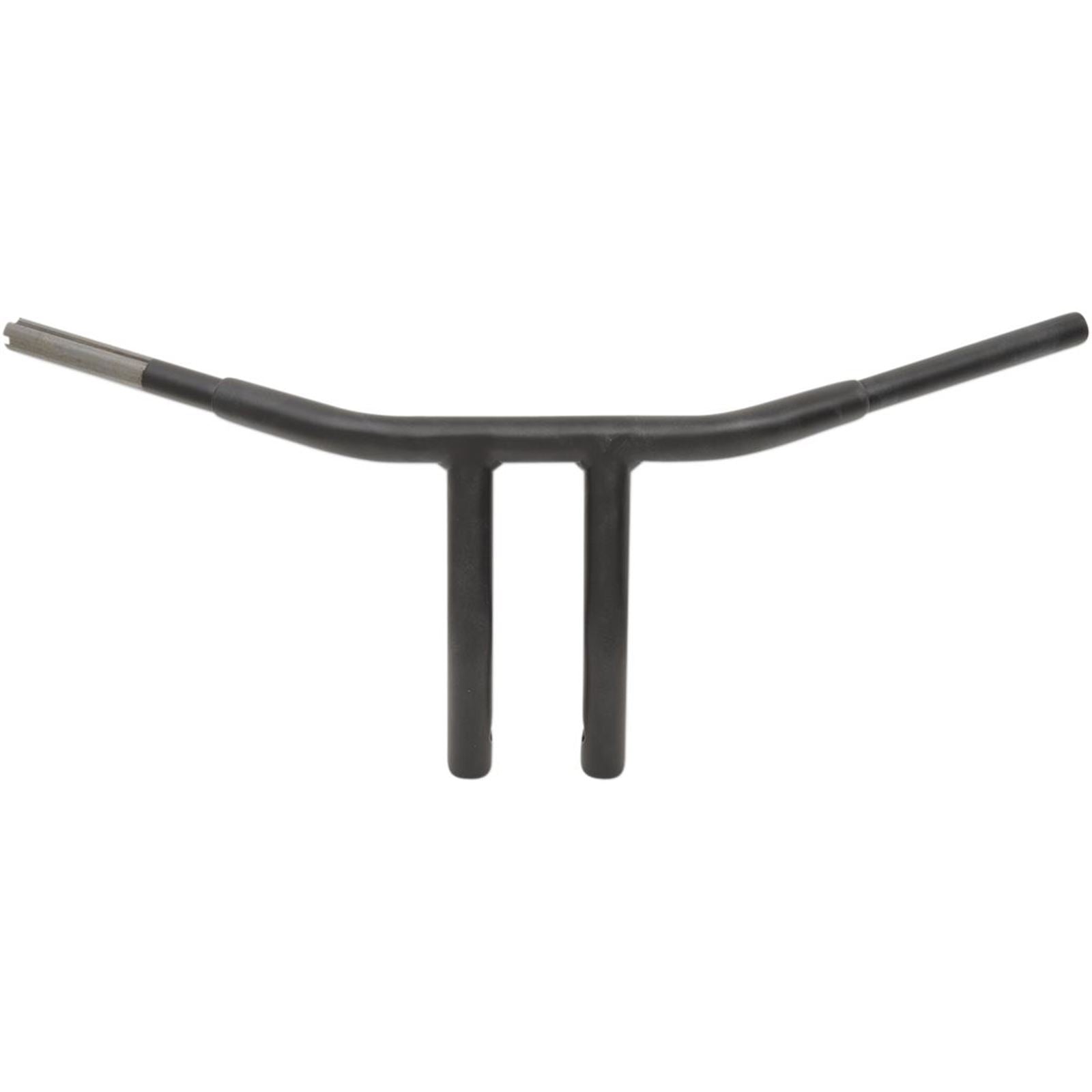 Drag Specialties Flat Black 8" Buffalo T-Bar Handlebar for Throttle-by-Wire 0601-4276_258482