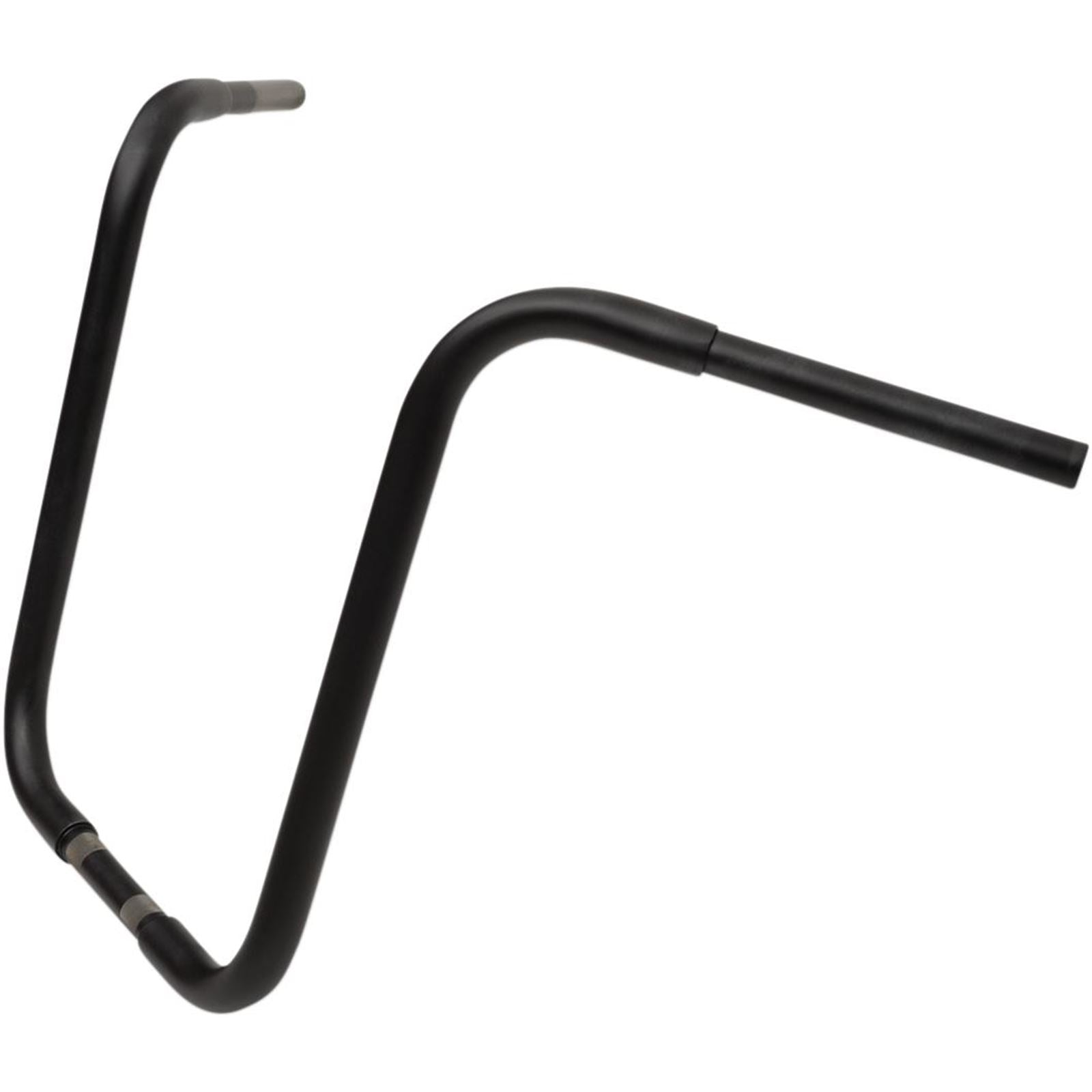 Drag Specialties Flat Black 18" Buffalo Ape Handlebar for Throttle-by-Wire 0601-4266_258486