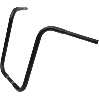Drag Specialties Flat Black 18" Buffalo Ape Handlebar for Throttle-by-Wire 0601-4266_258486