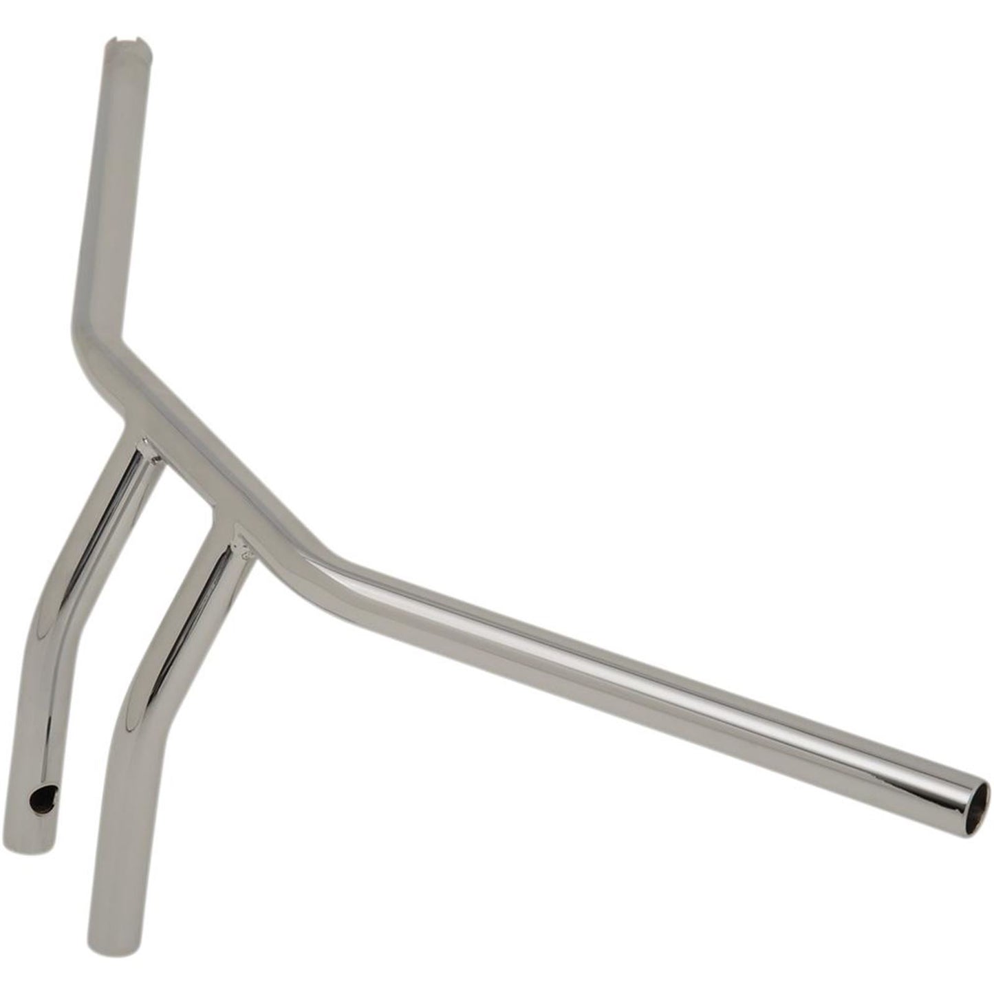 Drag Specialties Chrome 8" Drilled T-Bar Handlebar with  Dimples for Throttle-by-Wire 0601-4227_258578