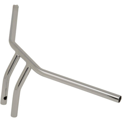 Drag Specialties Chrome 8" Drilled T-Bar Handlebar with  Dimples for Throttle-by-Wire 0601-4227_258578