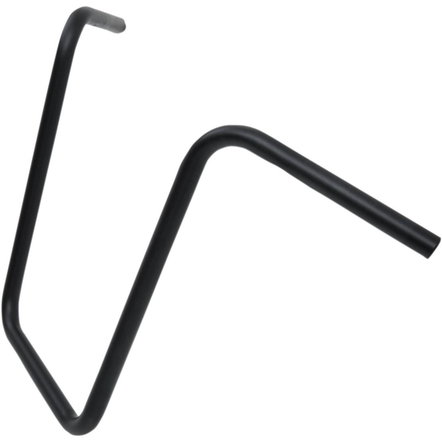 Drag Specialties Flat Black 18" Ape Hanger Handlebar for Throttle-by-Wire 0601-4214_258632