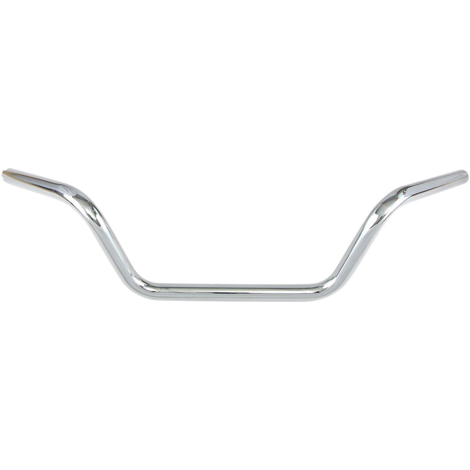 Drag Specialties Chrome Buckhorn Low Handlebar for Throttle-by-Wire 0601-4185_258685