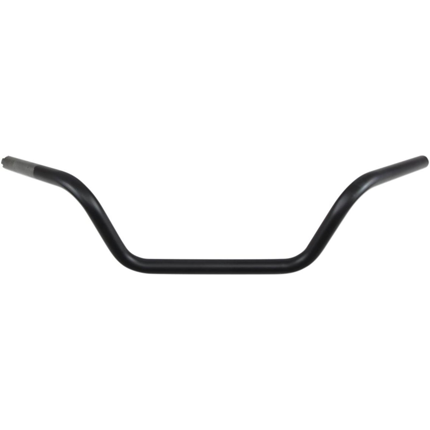 Drag Specialties Flat Black Buckhorn Low Handlebar for Throttle-by-Wire 0601-4187_258687