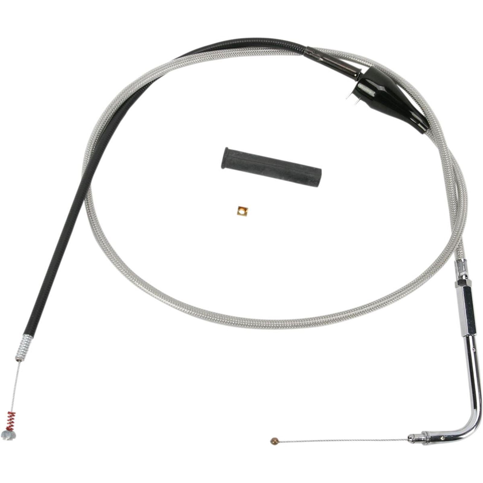 Drag Specialties 46" Braided Idle Cable with  Cruise 0651-0174_258774