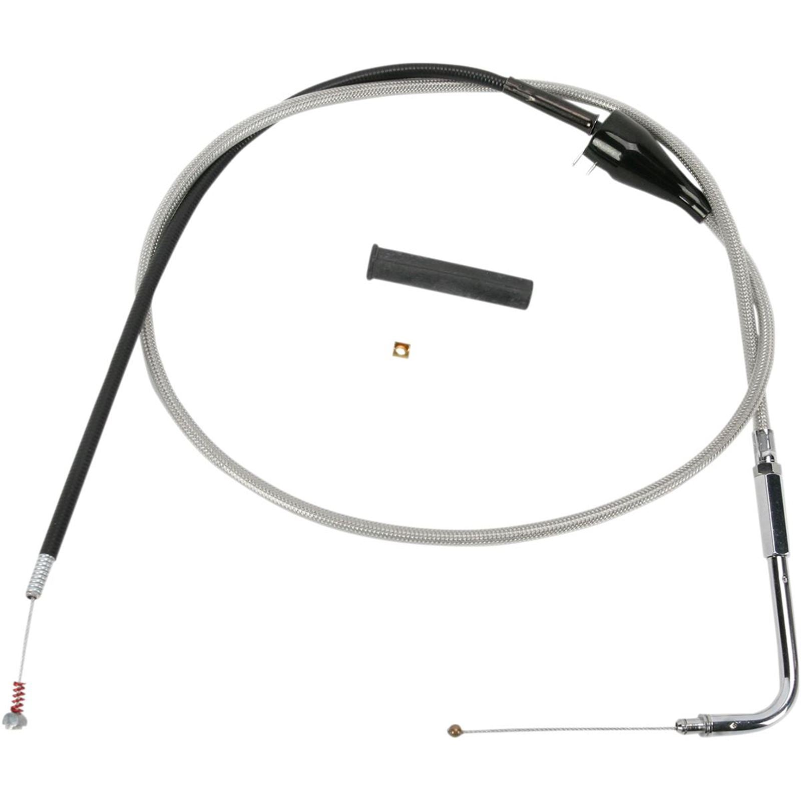 Drag Specialties 50" Braided Idle Cable with  Cruise 0651-0176_258778