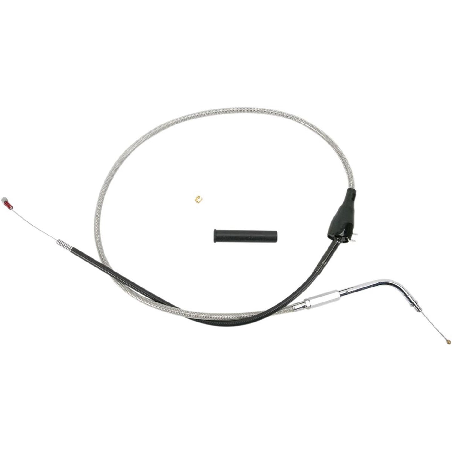 Drag Specialties 38" Braided Idle Cable with  Cruise 0651-0168_258788