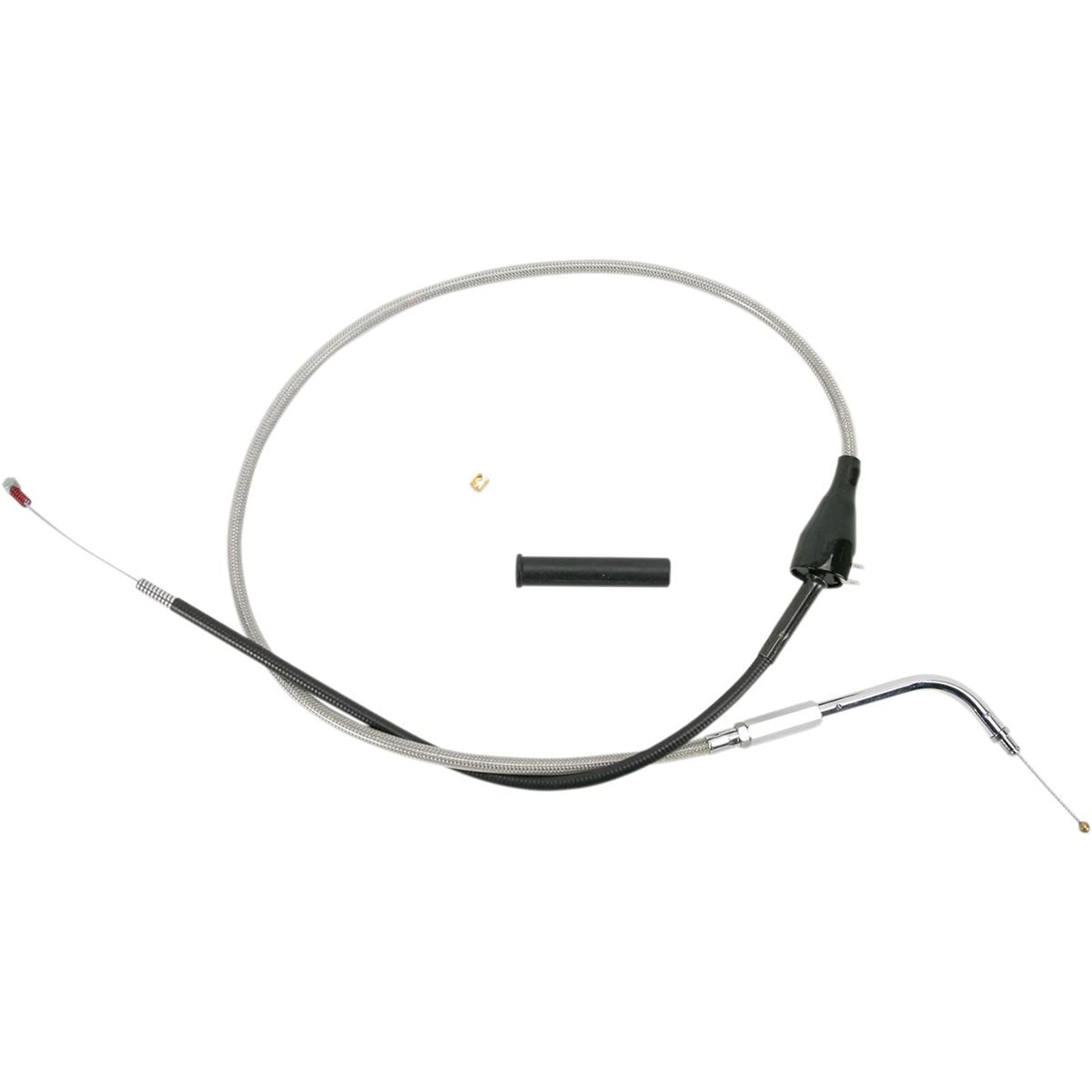 Drag Specialties 38" Braided Idle Cable with  Cruise 0651-0168_258789