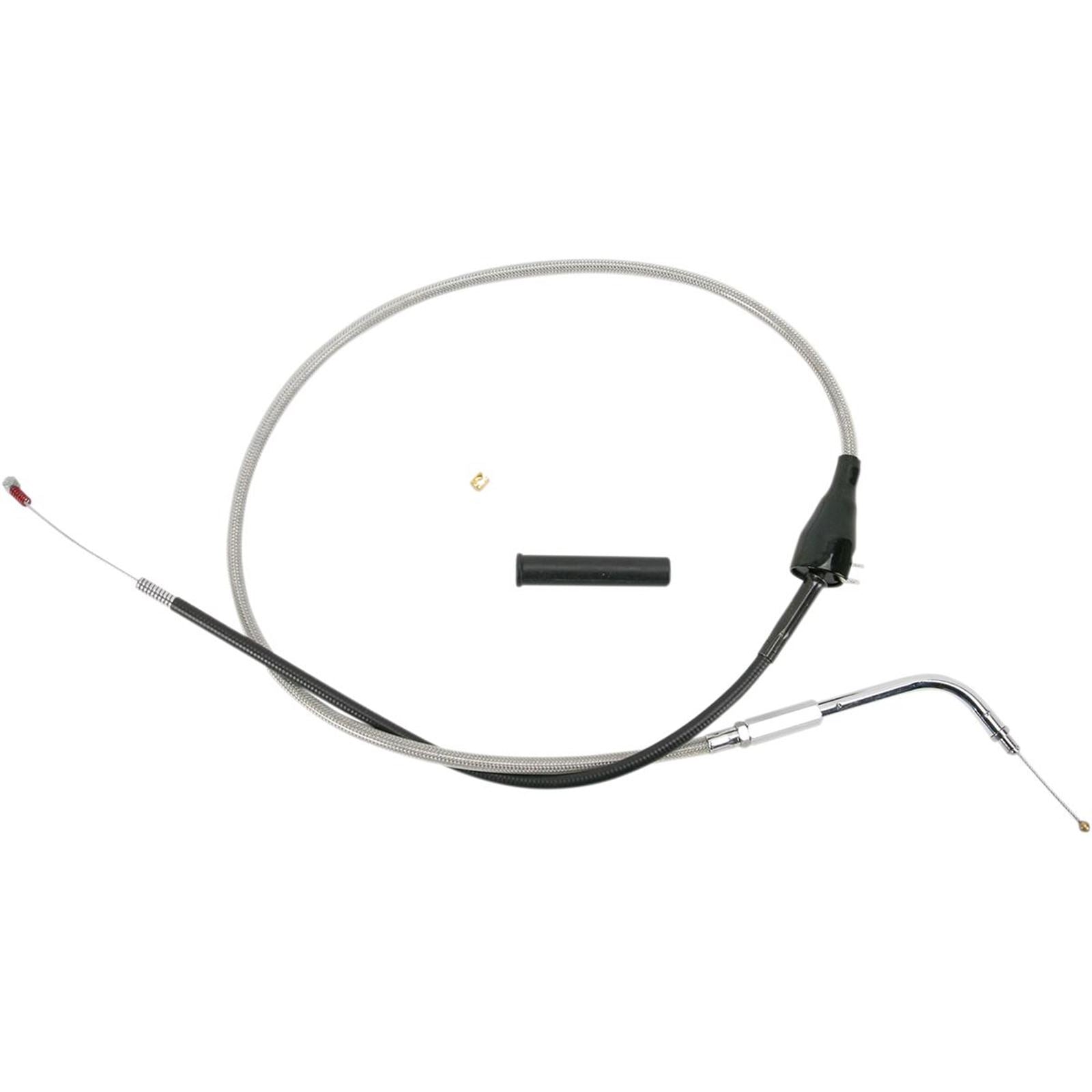 Drag Specialties 38" Braided Idle Cable with  Cruise 0651-0167_258803