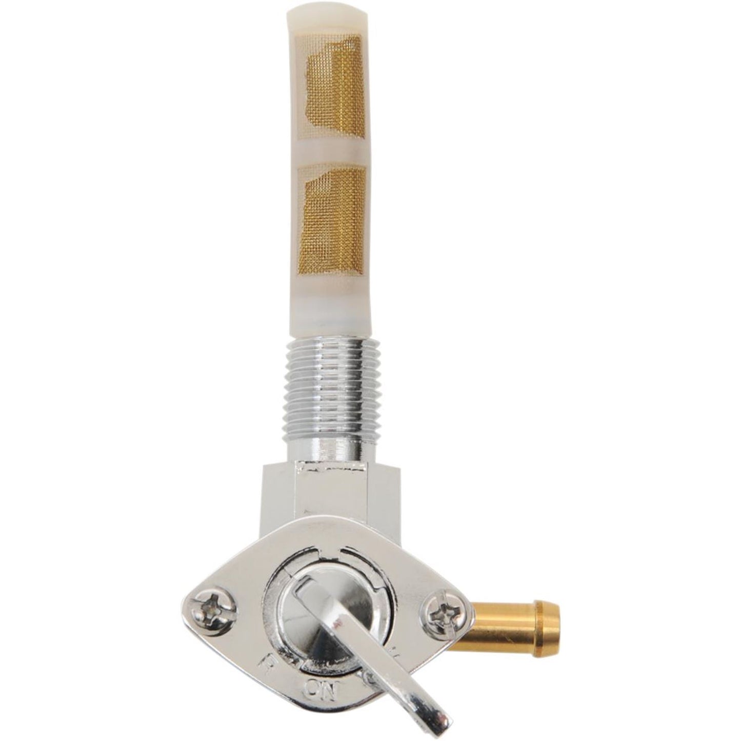 Drag Specialties Petcock - Chrome - 1/4" NPT - 90 Degree 0705-0201_258858