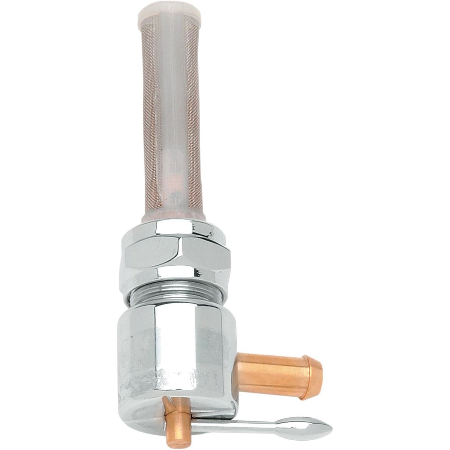 Drag Specialties Petcock - Chrome - Round - Forward [MPN: 0705-0119]_258870